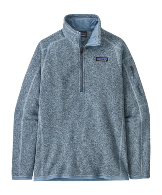 Jumper Patagonia Women Better Sweater 1/4 Zip Steam Blue