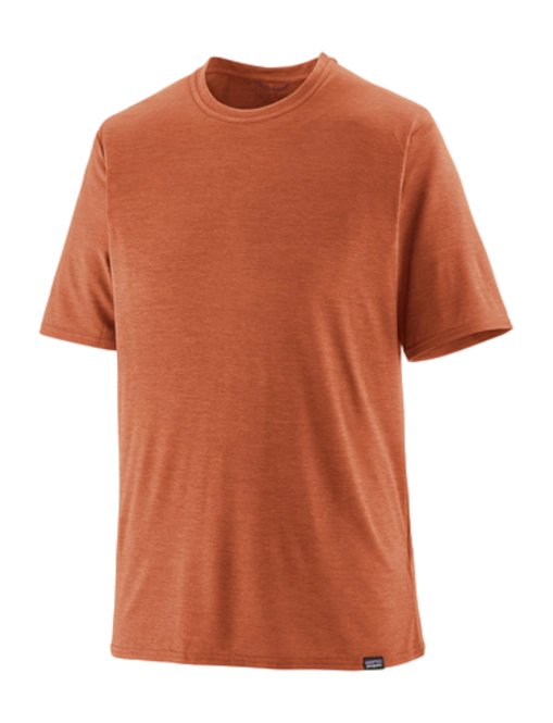 T-Shirt Patagonia Men's Cap Cool Daily Shirt Sienna Clay / Light Sienna Clay X/Dye