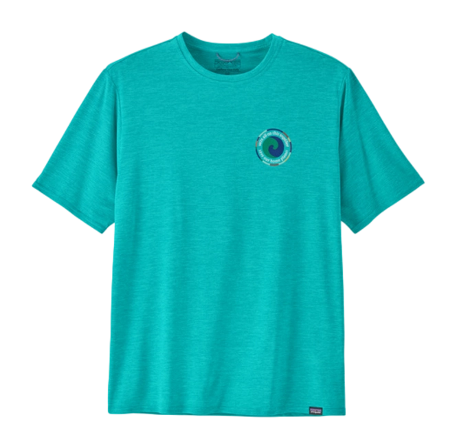 T-Shirt Patagonia Men's Cap Cool Daily Graphic Shirt Unity Fitz: Subtidal Blue X/Dye