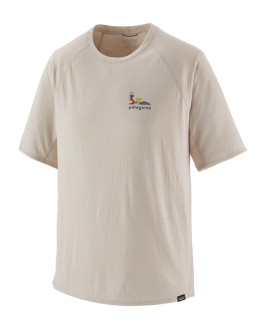 T-Shirt Patagonia Men Cap Cool Trail Graphic Shirt Lose It: Pumice 24