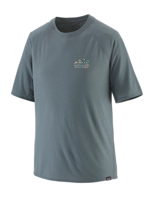 T-Shirt Patagonia Men Cap Cool Trail Graphic Shirt Unity Fitz: New Green