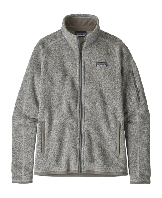 Zip Sweatshirt Patagonia Women Better Sweater Jkt Birch White