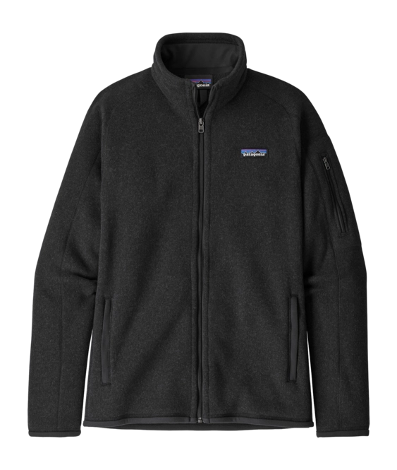 Zip Sweatshirt Patagonia Women Better Sweater Jkt Black