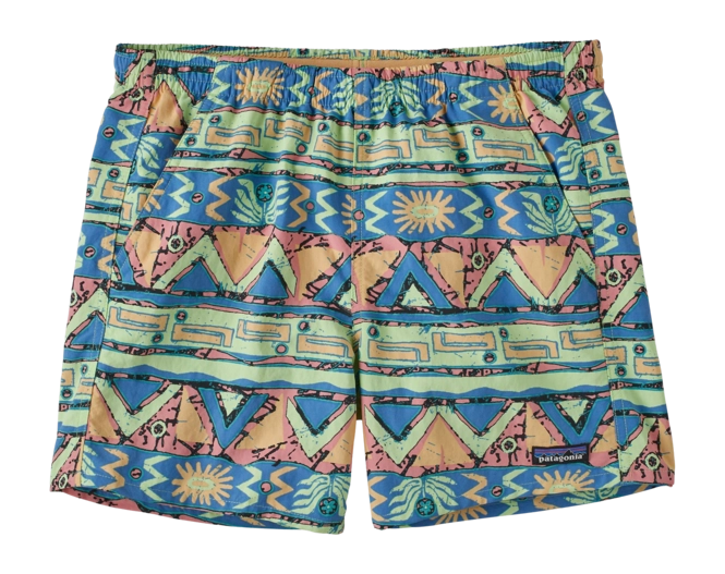 Shorts Patagonia Women Baggies Shorts High Hopes Geo Salamander Green