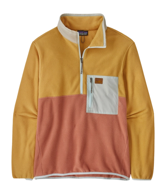 Jumper Patagonia Men Microdini 1/2 Zip P/O Sienna Clay