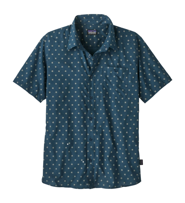 T-Shirt Patagonia Men's Go To Shirt Sun Beams Lagom Blue