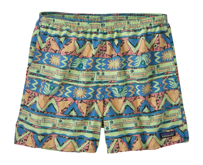 Shorts Patagonia Men Baggies Shorts High Hopes Geo Salamander Green