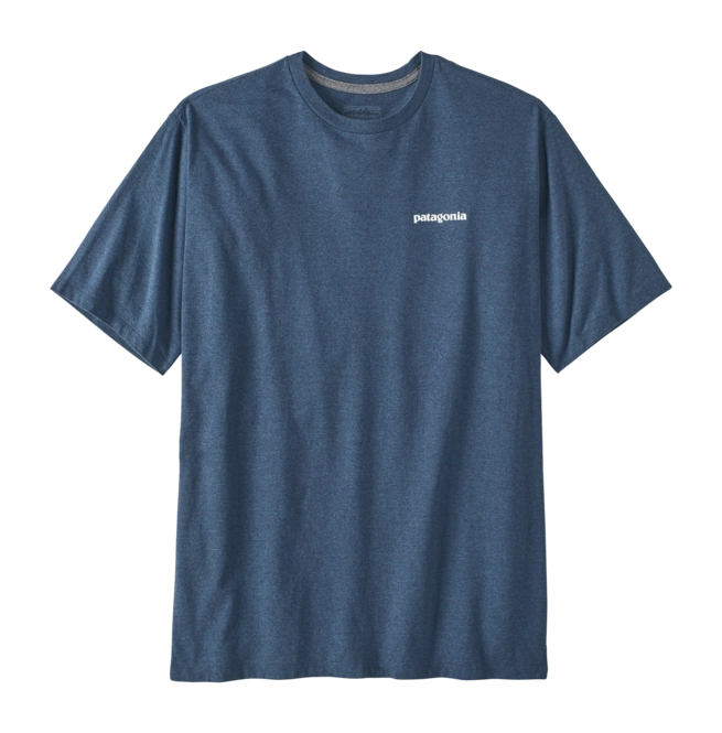 T-Shirt Patagonia Men's P6 Logo Responsibili Tee T-Shirt Utility Blue