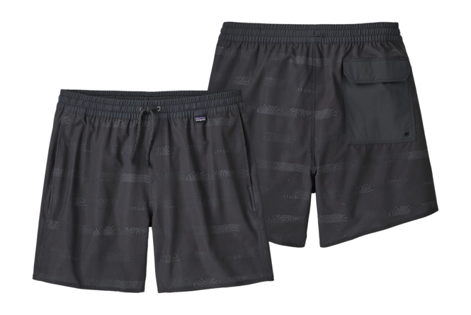 Swimming Trunks Patagonia Men Hydropeak Volley Shorts Ink Black