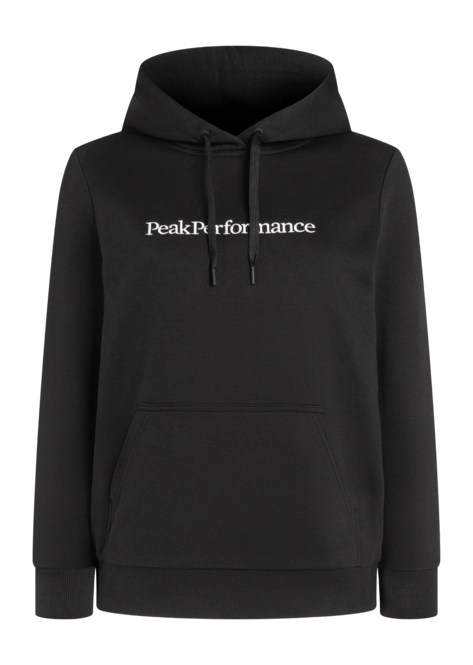 Hoodie Peak Performance Women Big Logo Hood Black 2024