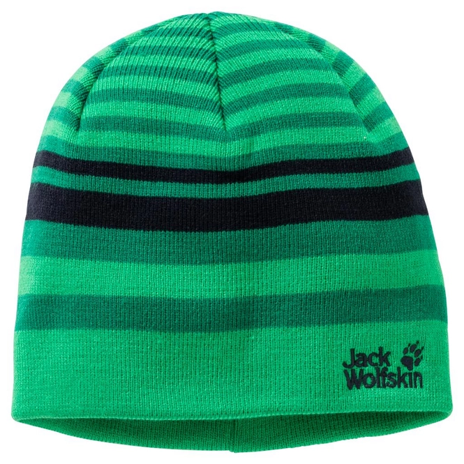 Beanie Jack Wolfskin Kids Cross Knit Cap Evergreen (M)