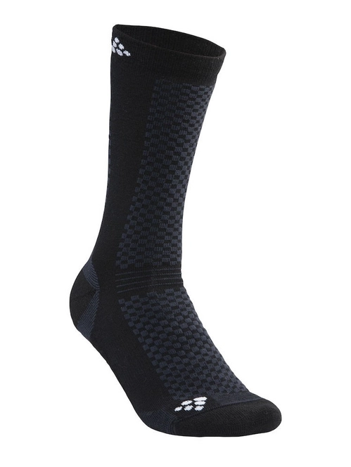 Socks Craft Warm Mid Black (2-pack)