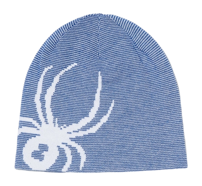 Beanie Spyder Men Reversible Innsbruck Hat Electric Blue