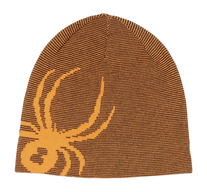 Beanie Spyder Men Reversible Innsbruck Hat Saffron