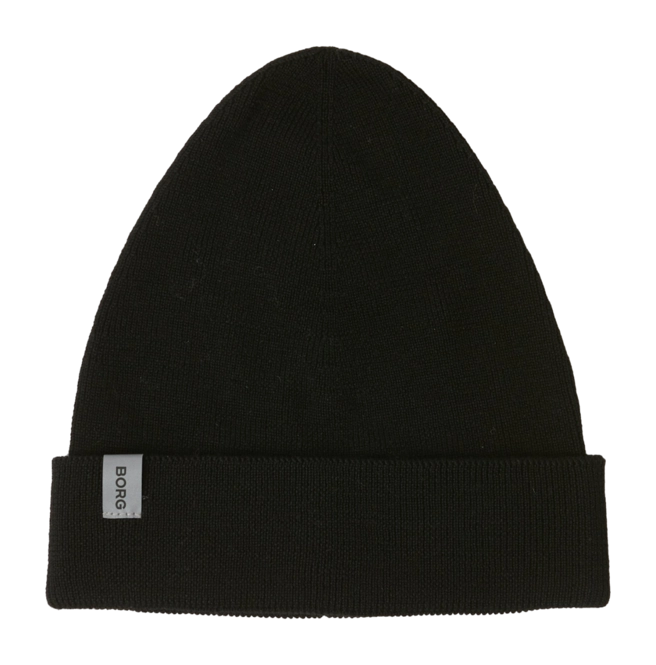 Beanie Hat Björn Borg Unisex Borg Running Black Beauty