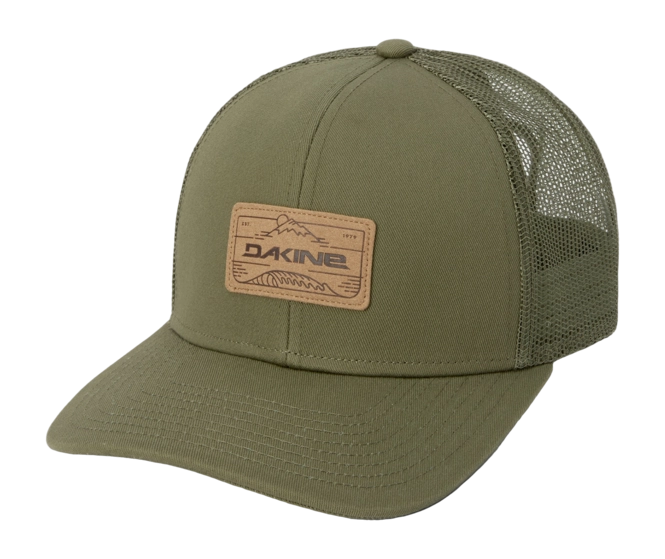 Cap Dakine Peak To Peak Trucker Utility Green 25