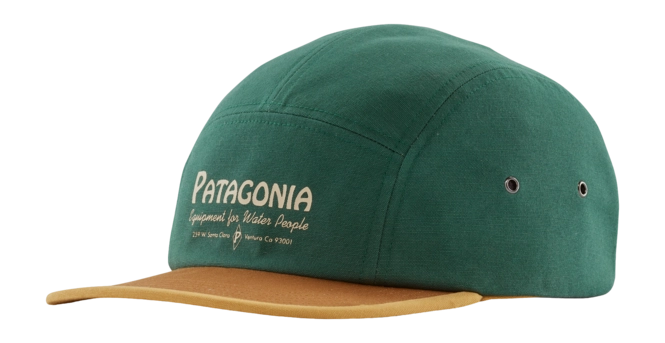 Cap Patagonia Graphic Maclure Hat Water People Banner Conifer Green