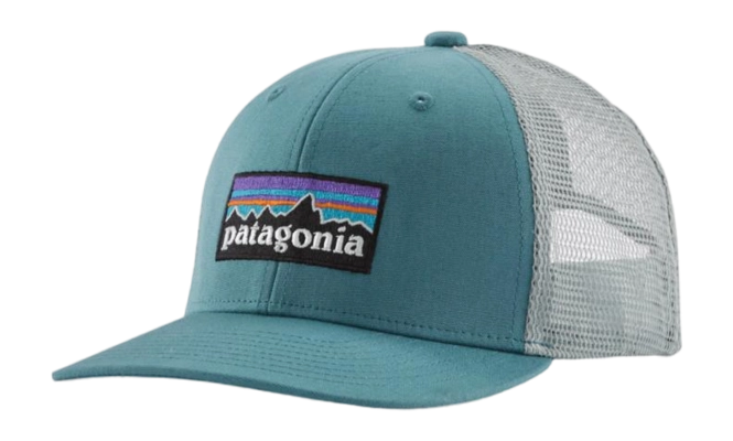 Cap Patagonia Kids Trucker Hat P-6 Logo: Wetland Blue
