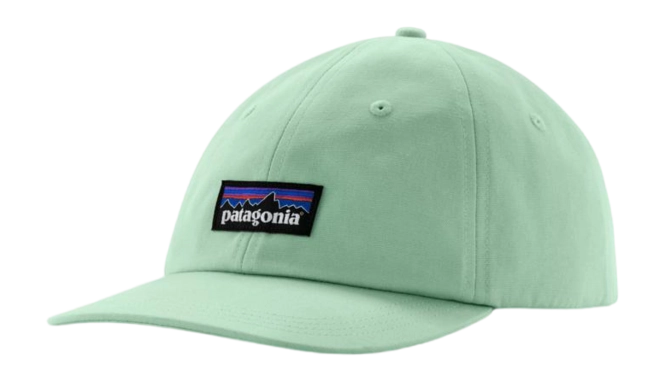 Cap Patagonia Unisex P-6 Label Trad Cap Rinsed Green