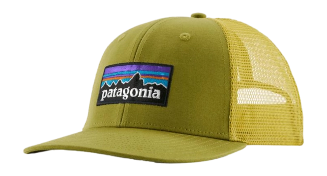 Cap Patagonia Unisex P-6 Logo Trucker Hat Graze Green