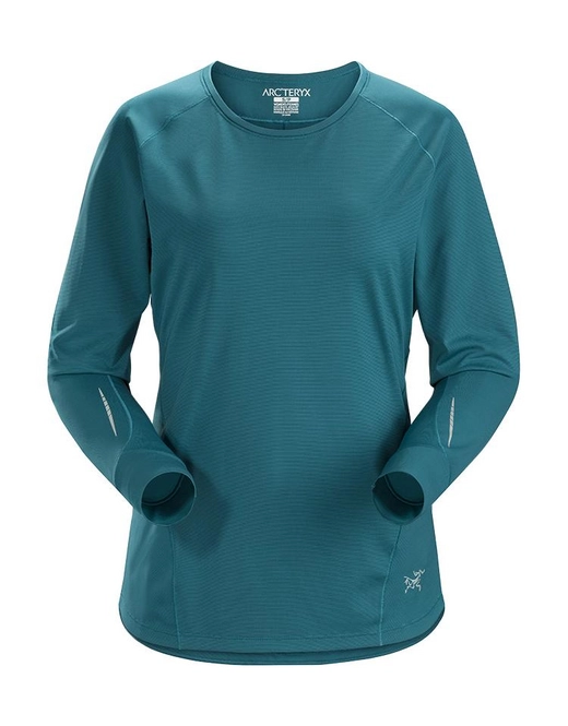 T-Shirt Arc'teryx Womens Motus Crew LS Iliad