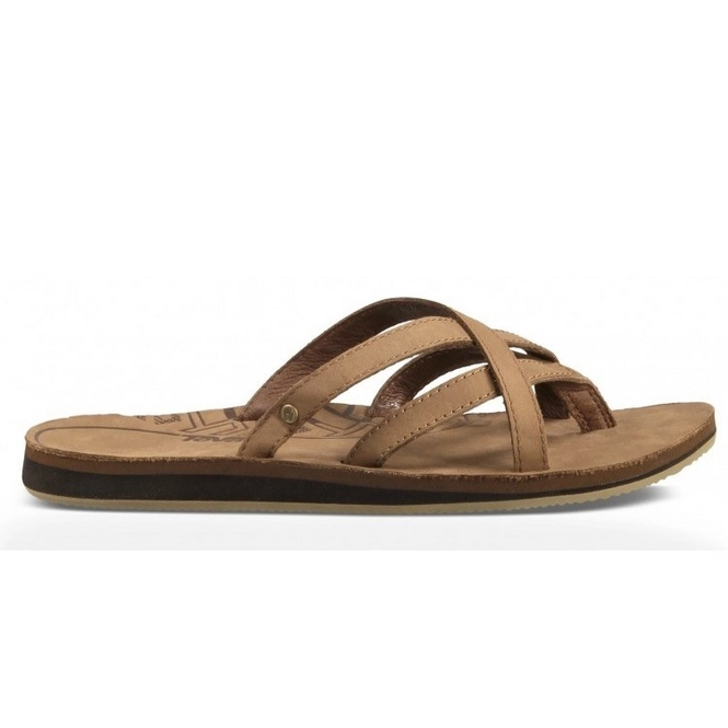 Teva Women Olowahu Leather Bison