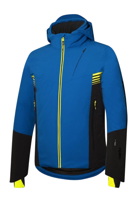 Ski Jacket RH+ Men Adler Skydiver / Black / Acid Green