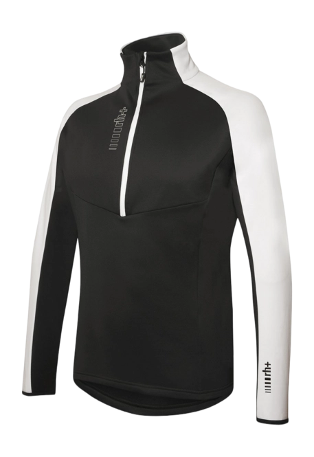Ski Sweatshirt RH+ Men Kyril Half Zip Jersey Black / White
