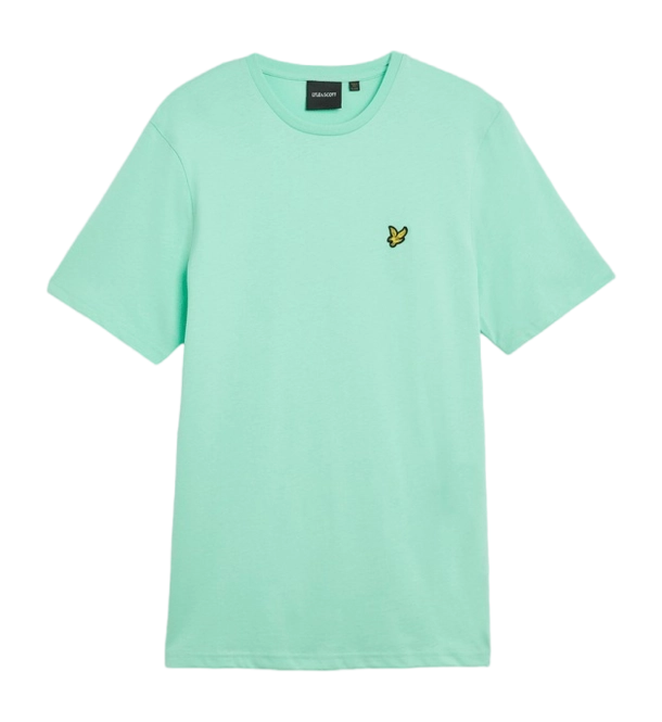 T-Shirt Lyle & Scott Men Plain Aquamarine