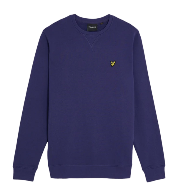 Jumper Lyle & Scott Men Crew Neck Deep Indigo