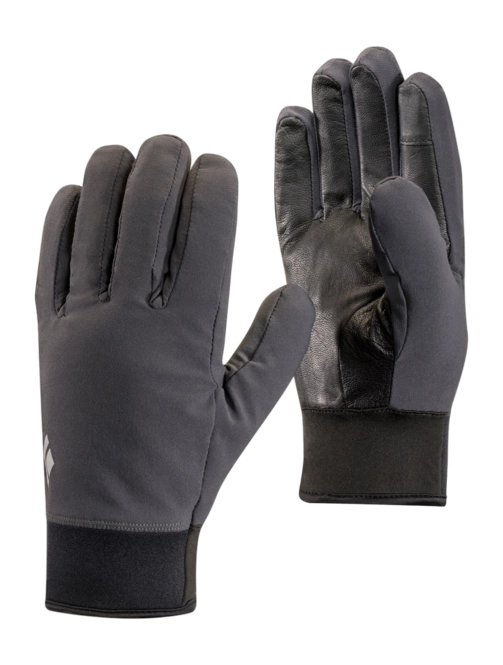 Gloves Black Diamond Unisex Midweight Softshell Gloves Smoke
