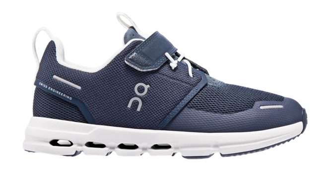 Running Shoes On Running Kids Cloud Play Midnight White