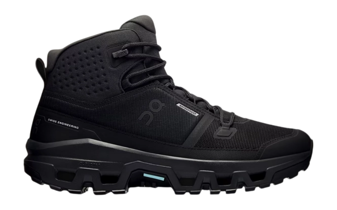 Walking Boots On Running Men Cloudrock Mid WP Black Black