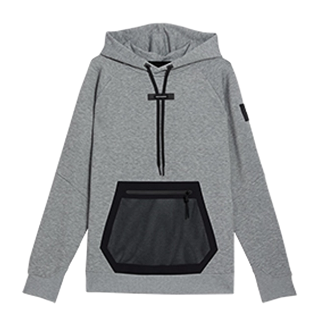 Hoodie On Running Men Grey 25