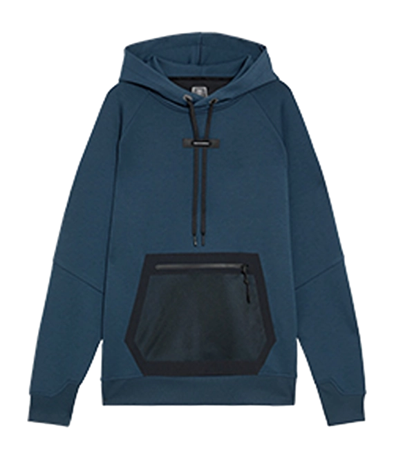 Hoodie On Running Men Midnight