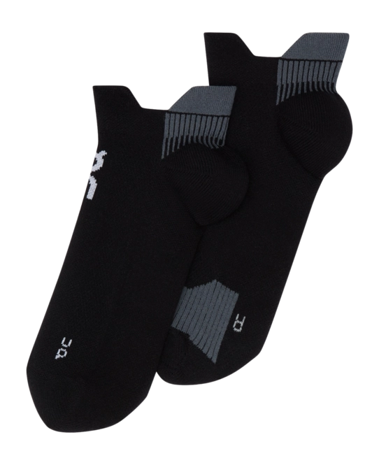 Running Sock On Running Unisex Performance Run Low Black Eclipse