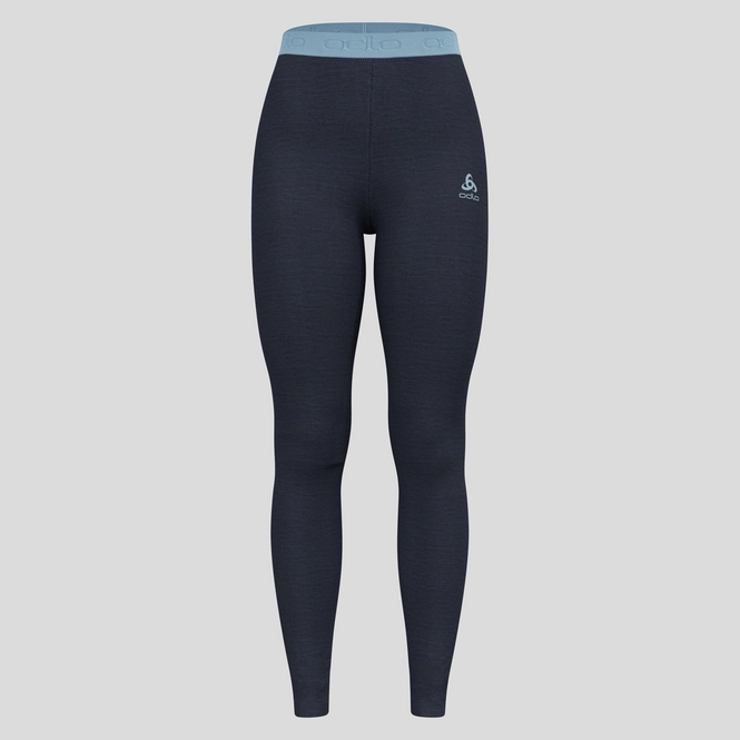 Leggings Odlo Women Long Natural Performance PW 150 Provincial Blue / Dark Sapphire Melange