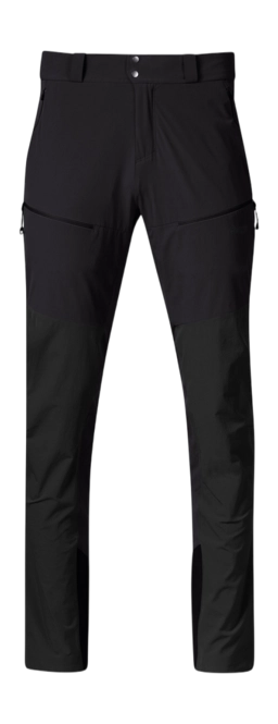Trousers Bergans Men Rabot V2 Softshell Pants Black/Dark Shadow Grey