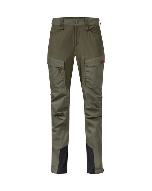 Trousers Bergans Women Nordmarka Favor Outdoor Pants Green Mud/Dark Green Mud