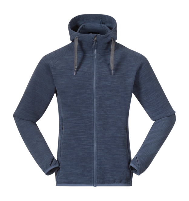Vest Bergans Men Hareid Fleece Jacket Granite Blue 25