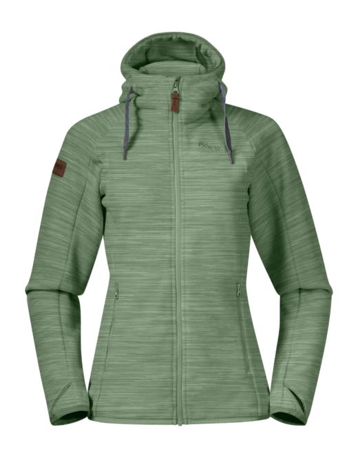 Vest Bergans Women Hareid Fleece Jacket Jade Green 25