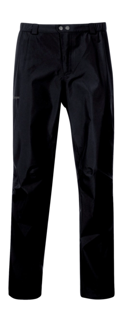 Trousers Bergans Men Rabot Light 3L Long-Zip Shell Pants Black