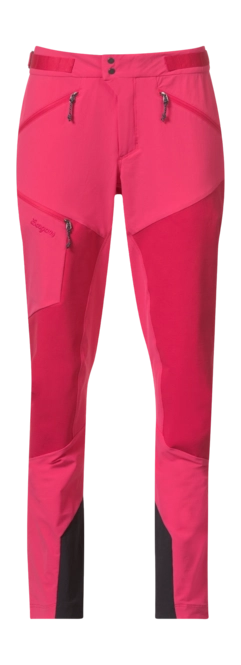 Trousers Bergans Women Tind Softshell Pants Light Alpine Rose/Alpine Rose