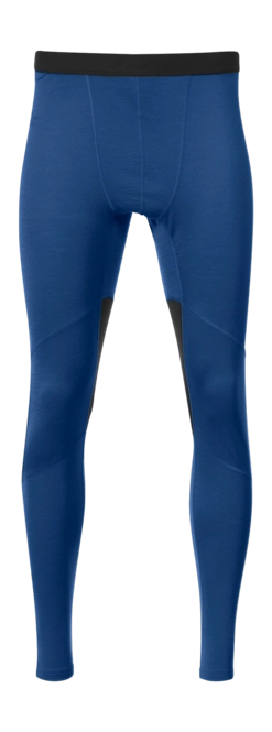 Leggings Bergans Men Inner: Pure Merino Tights Dusty Space Blue/Black