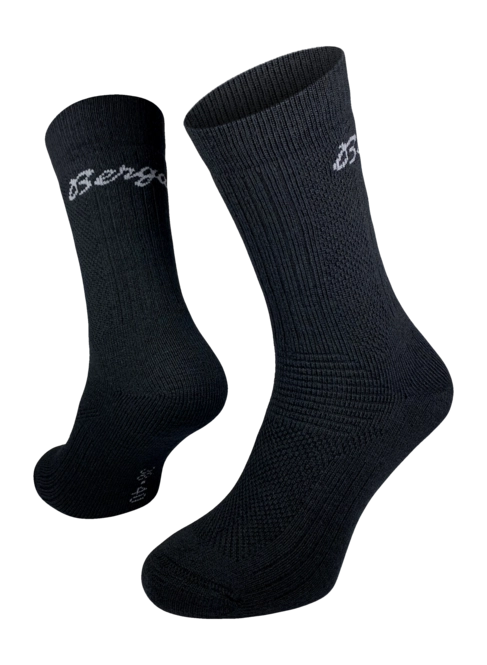 Socks Bergans Unisex Allround Warm Merino Cushioned Sock Black