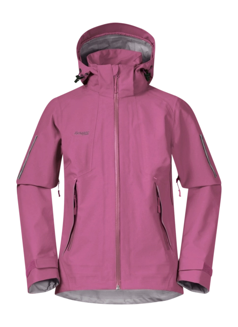Jacket Bergans Girls Sjoa 3L Youth Girl Jacket Ruby Purple