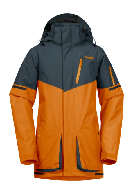 Jacket Bergans Kids Knyken Insulated Youth Jacket Cloudberry Yellow/Orion Blue