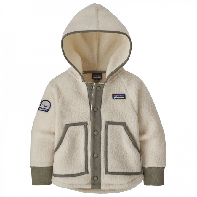 Zip Sweatshirt Patagonia Baby Retro Pile JKT Natural