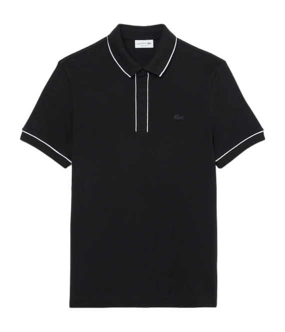 Polo Shirt Lacoste Men PH8184 Regular Fit Black
