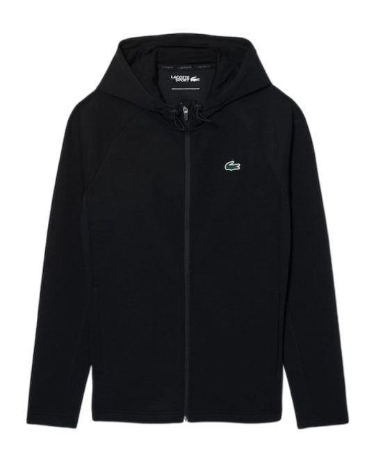 Zip Sweatshirt Lacoste Men SH8914 Black Black